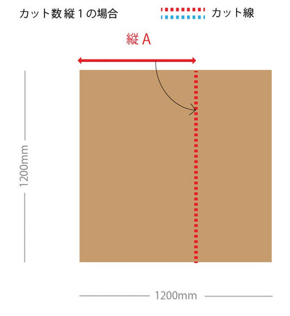 ハニカムボード カット品 クラフト 1,200×1,200