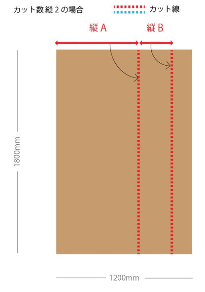 ハニカムボード カット品 クラフト 1,200×1,800