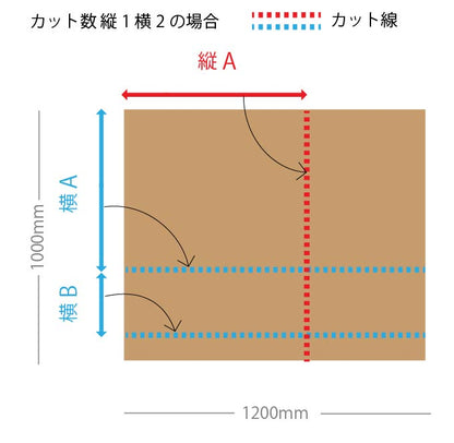 ハニカムボード カット品 クラフト 1,200×1,000