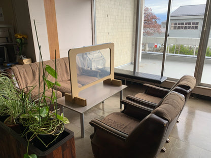 飛散防止衝立　コロナ対策　フィルム