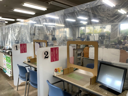 飛散防止衝立　コロナ対策　フィルム