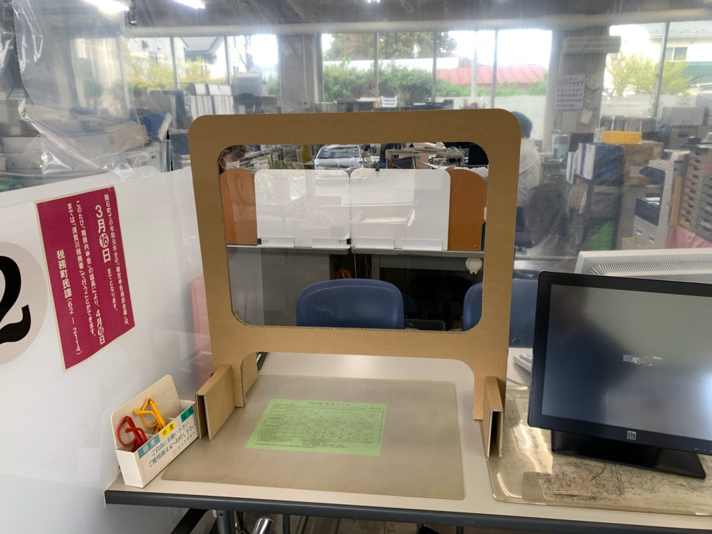 飛散防止衝立　コロナ対策　フィルム